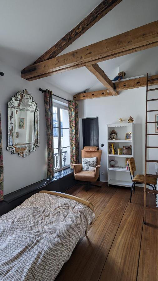 Chambre Privee Centre De Paris Proche Marais Buitenkant foto
